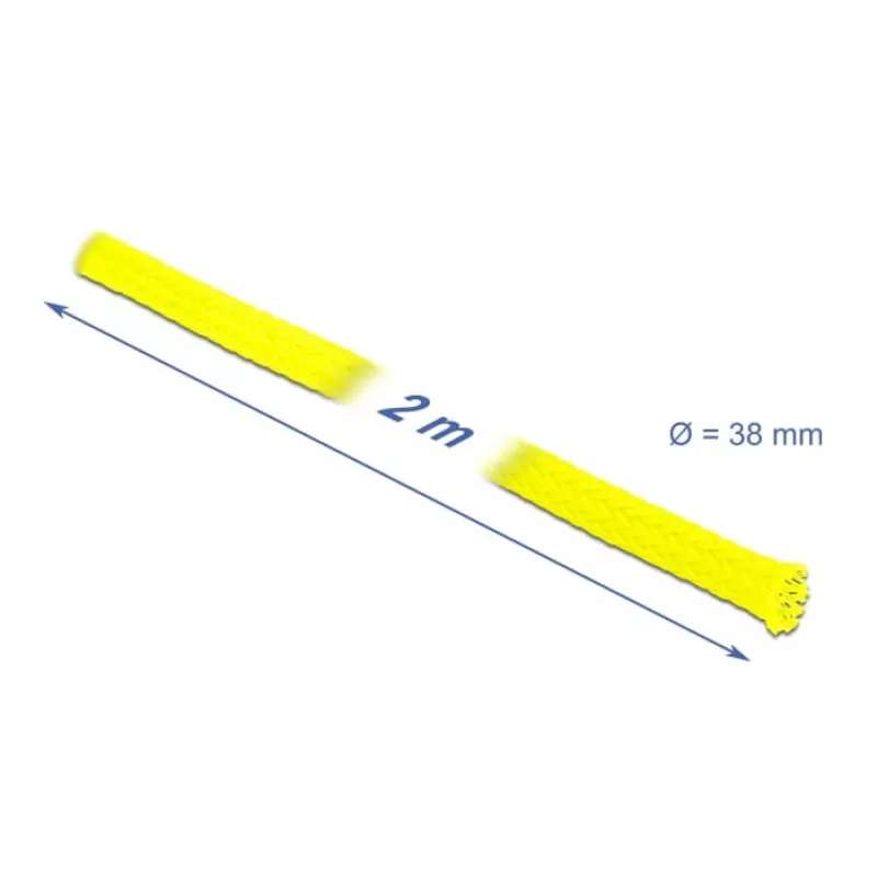 Bainha de cabo DeLOCK 20755 amarelo