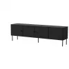 Móvel de TV Cama 4D PALAZZO BIS 201x40x60 preto mate