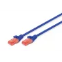 Cabo de rede Digitus CAT 6 U/UTP RJ-45 5m Azul
