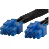 Cabo de alimentação SILVERSTONE SST-PP12-PCIE conector PCIe 12V para placas gráficas