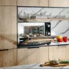 Forno elétrico Adler AD 6028 — 60 l, 2000 W, de instalação livre, botões rotativos, rotisserie, máx. 230 °C, preto