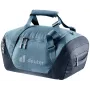 Mala de viagem DEUTER Duffel 35 atlantic-ink — capacidade 35 L, fundo impermeável, pegas de transporte
