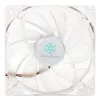 Ventoinha de caixa SilverStone SST-FN121-P-GL 120mm LED - branco
