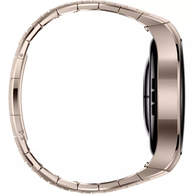 Relógio inteligente Huawei WATCH 5 42 mm, 1,38" AMOLED, eSIM, bracelete em titânio Sand Gold