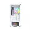 Caixa de PC Montech X5M (W) Micro Tower, branco — Micro-ATX/Mini-ITX, suporta fontes de alimentação ATX, 3 ventoinhas de 120 mm à frente, 1 de 120 mm atrás, 2 baías de 3,5 polegadas, 4 baías de 2,5 polegadas