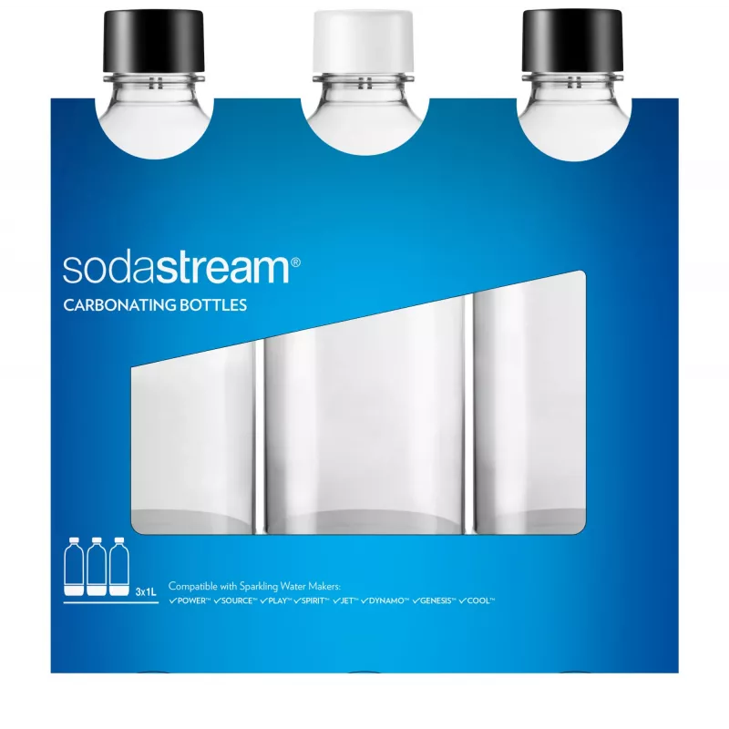 Garrafa de gaseificação SodaStream 2260525 3 unid.