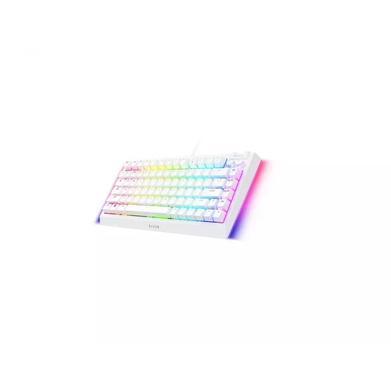 Teclado gaming mecânico Razer BlackWidow V4 75% USB QWERTY US-Inglês branco