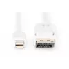 Cabo de ligação DisplayPort Digitus AK-340102-010-W
