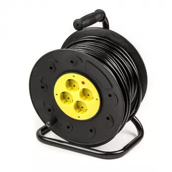Extensão elétrica 50 m, 4 tomadas, 3x2,5mm²