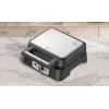 Máquina de waffles PROMIS WAP1600 – 2 porções retangulares, placas, 1200 W, antiaderente, termostato, punho que não aquece, indicadores LED