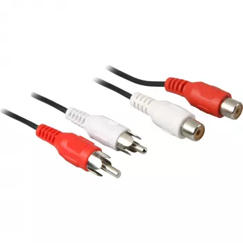 Cabo de áudio Goobay AVK 125-500 5,0 m 2 x RCA preto
