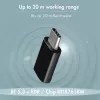 LogiLink BT0048A adaptador USB-C Bluetooth 5.3, alcance de 20 m, preto
