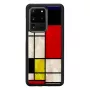 Capa de proteção iKins para Samsung Galaxy S20 Ultra — Mondrian preto