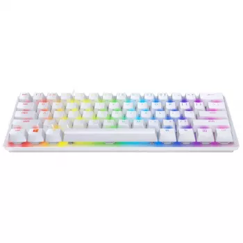 Teclado Razer Huntsman Mini Gaming USB QWERTY Inglês branco