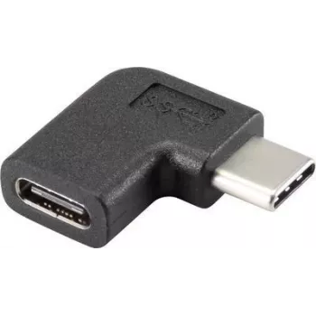 Renkforce USB 3.1 (Gen 2) Adaptador [1x ficha USB-C™ - 1x conector fêmea USB-C™] 90° dobrado para a direita (RF-4410232)