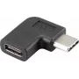 Renkforce USB 3.1 (Gen 2) Adaptador [1x ficha USB-C™ - 1x conector fêmea USB-C™] 90° dobrado para a direita (RF-4410232)
