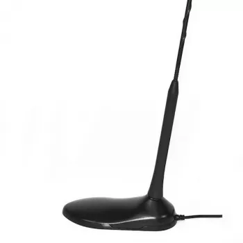 Antena PNI Extra 45 CB, 26–30 MHz, 150 W PEP, 50 Ω, PL259, cabo de 4 m, altura 500 mm, preto
