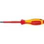 Chave de fendas Torx VDE Knipex tamanho T 20 comprimento da lâmina: 80 mm DIN EN 60900 (98 26 20)