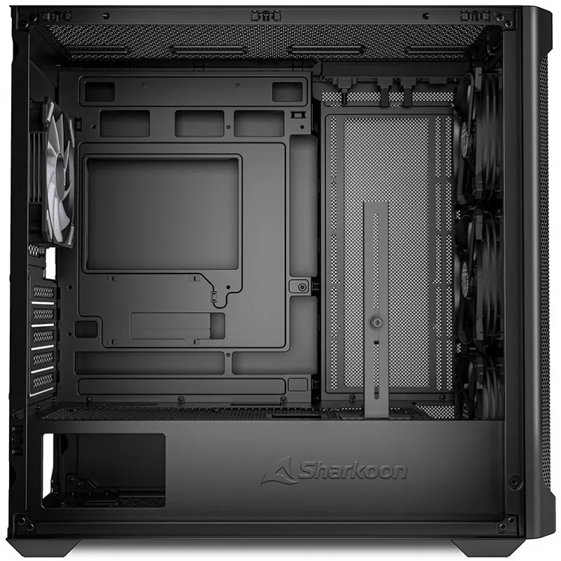 Sharkoon MK4W RGB Strip Micro Tower preto