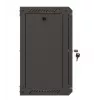 Armário rack Lanberg WF11-3309-10B 9U rack de parede preto
