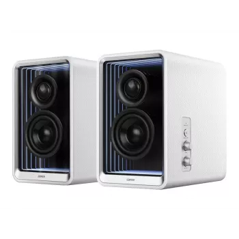 Edifier Monitor ativo de secretária com carregador GaN | QR65 | 70 W | Bluetooth | Branco | Ligação sem fios