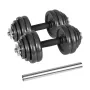 Halteres ajustáveis REBEL ACTIVE em mala 30 kg com barra