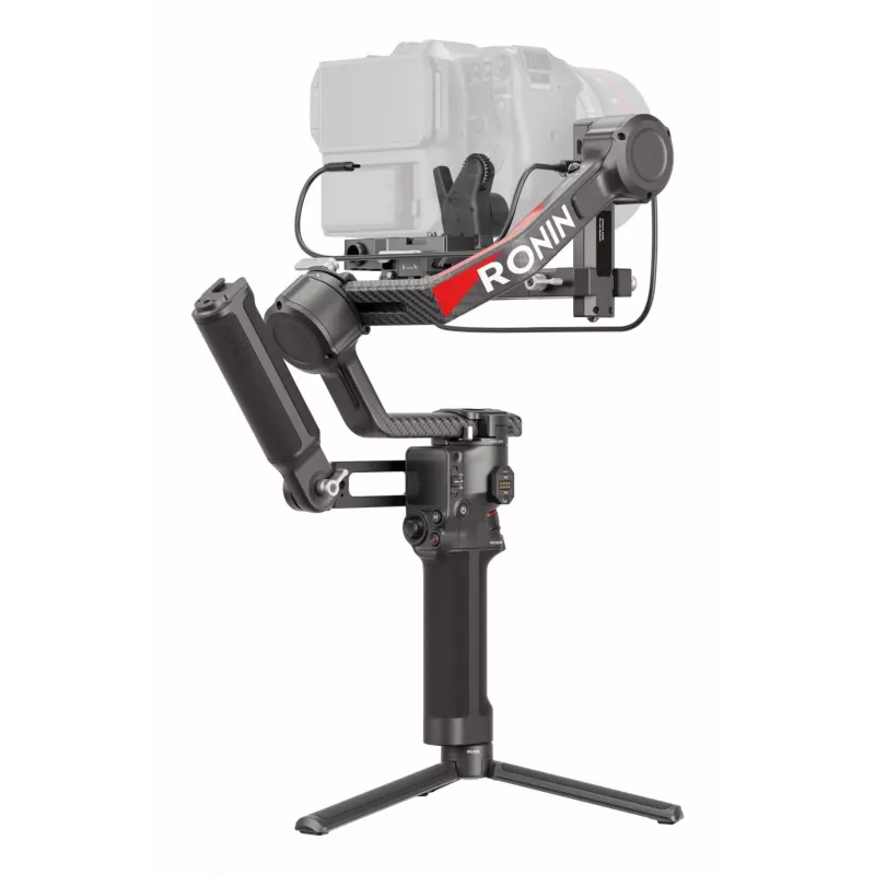 Estabilizador de câmara de mão DJI RS 4 Pro Combo preto fibra de carbono bateria 13h