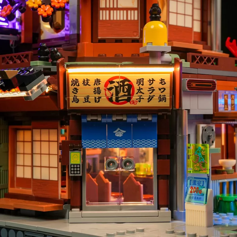 Cyberpunk Neoncity - Izakaya, brinquedo de construção