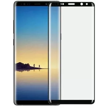 Protetor de ecrã em vidro temperado Devia para Samsung Galaxy Note8 — 3D curvo, preto
