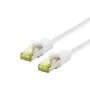 Cabo de rede LOGON SSTP Cat6a RJ-45 RJ-45 5 m branco