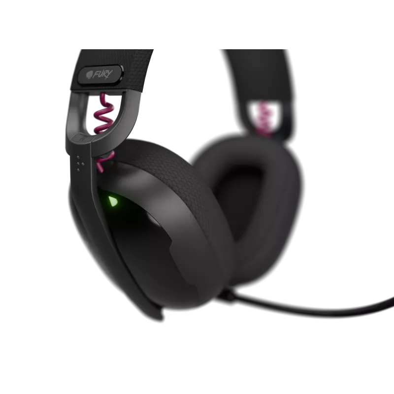 Genesis Headset Gaming | Fury Fukiya F6 | Bluetooth | Over-Ear | Microfone | Sem fios | preto