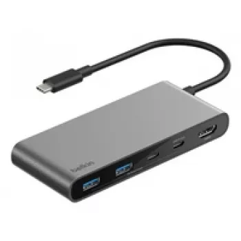 Belkin CONNECT hub USB-C 7 em 1 portas USB-C duplas si. AVC023hqSGY