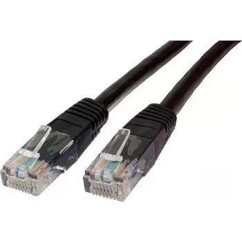 MediaRange - Cabo de rede - RJ-45 (macho) para RJ-45 (macho) - 2,0 m - blindado - CAT 6 - preto (MRCS125)