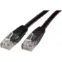 MediaRange - Cabo de rede - RJ-45 (macho) para RJ-45 (macho) - 2,0 m - blindado - CAT 6 - preto (MRCS125)