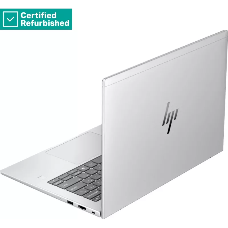 RENEW SILVER HP EliteBook 6 G1i 14 - Ultra 7-255U, 16GB, 512GB SSD, 14 WUXGA 300-nit AG, câmara 5MP IR, FPR, teclado retroiluminado US, 56Wh, Win 11 Pro, 1 ano
