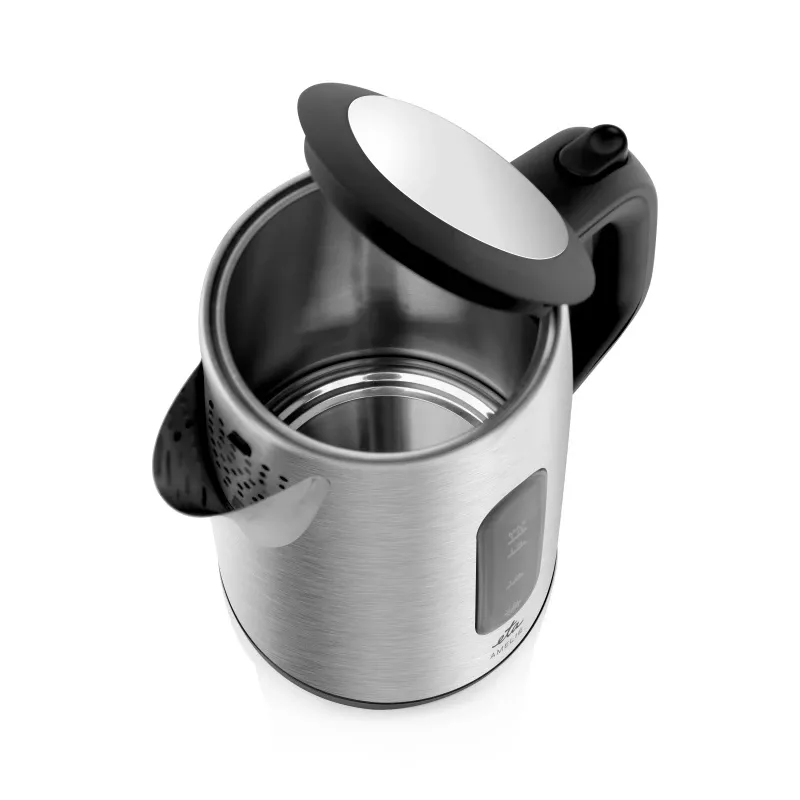 Chaleira elétrica ETA Amelie 1,7 L 2200 W — Aço inoxidável, preto