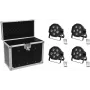 Conjunto LED EUROLITE 4x SLS-603 com mala EC-SL4M, modelo 20000306