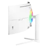 Monitor curvo Arozzi Nova 49 polegadas (124,5 cm) Dual QHD 5120×1440 LED VA, 32:9, 4 ms, hub USB, altifalantes, branco