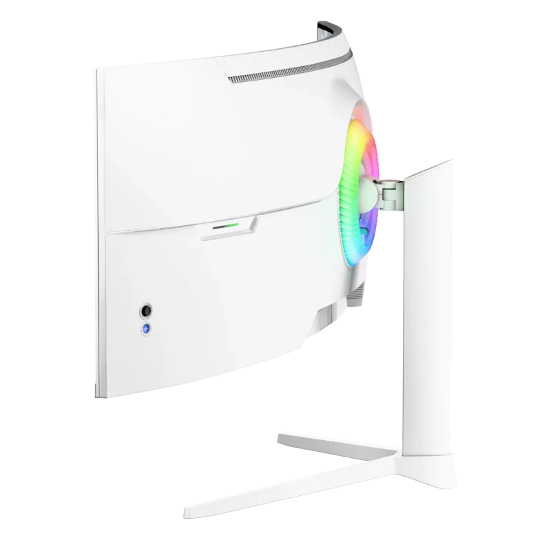 Monitor curvo Arozzi Nova 49 polegadas (124,5 cm) Dual QHD 5120×1440 LED VA, 32:9, 4 ms, hub USB, altifalantes, branco