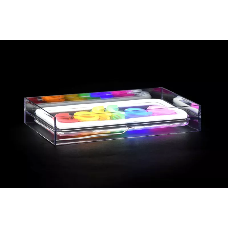 Letreiro luminoso LED néon ActiveJet AJE-NEON COFFEE, multicolor, USB 5V, montagem à superfície, moldura em plástico AS