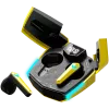Auscultadores Canyon GTWS-2 sem fios Ear-Hook Gaming USB Type-C Bluetooth com dock de carregamento Amarelo (CND-GTWS2Y)