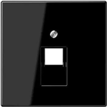 JUNG LS 969-1 UA SW - preto - termoplástico - convencional - JUNG - RJ-45