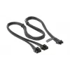 Cabo adaptador SEASONIC NESE-165 12VHPWR PCIe 5.0 preto para conector de alimentação de GPU
