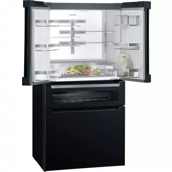 Frigorífico side-by-side Siemens KF96RSBEA de instalação livre 572 L preto