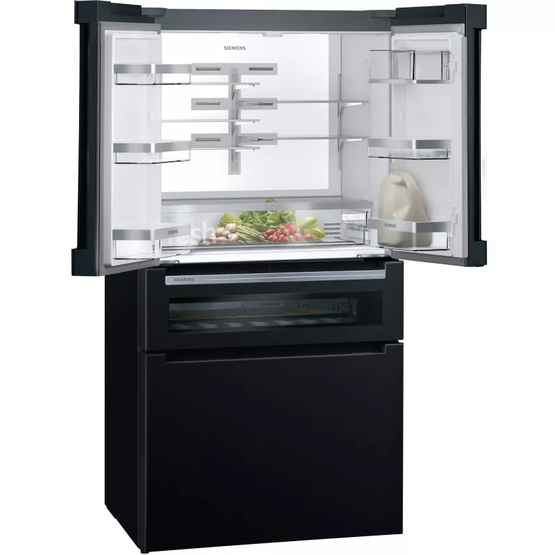 Frigorífico side-by-side Siemens KF96RSBEA de instalação livre 572 L preto