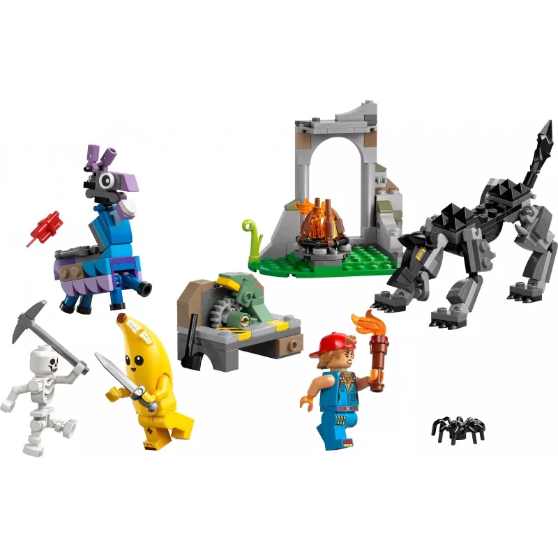 LEGO FORTNITE 77075 Acampamento do Peely & Sparkplug