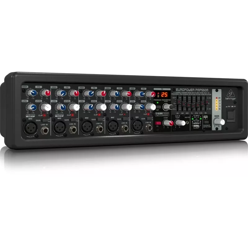 Mesa de mistura Behringer PMP550M 5 canais 20 - 20000 Hz preto