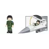 Conjunto de construção Cobi F-16C Fighting Falcon – 463 peças, maquete à escala