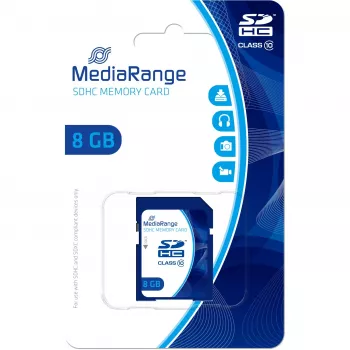 Cartão de memória MediaRange 8 GB SDHC Class 10 MR962