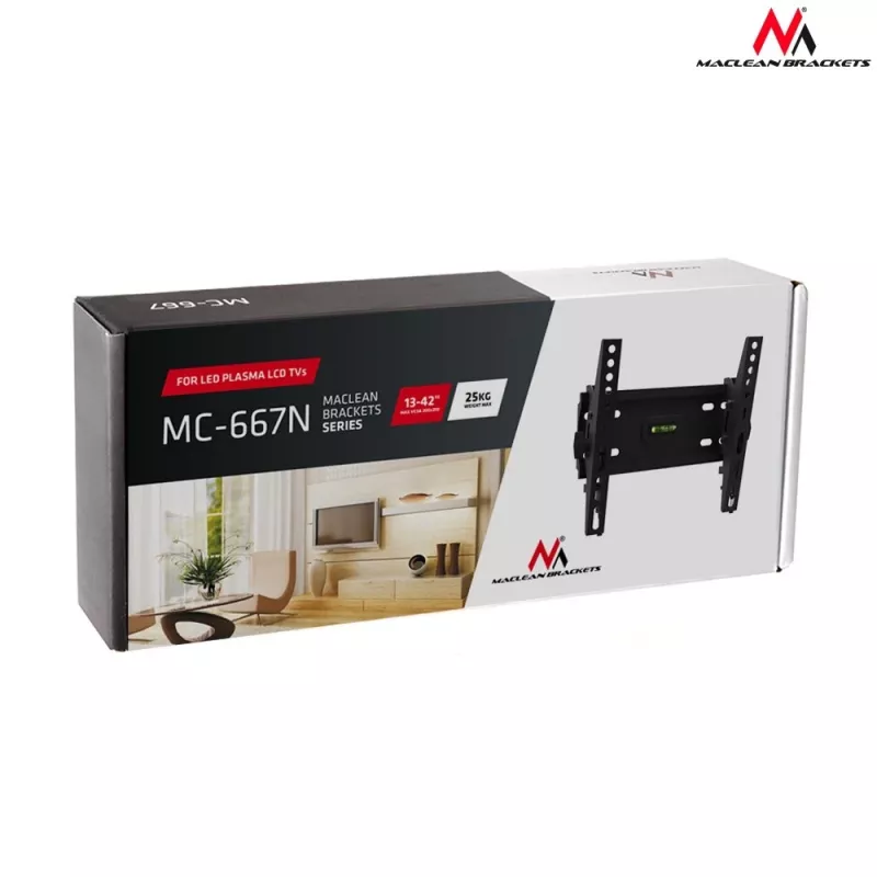 Suporte para TV Maclean MC-667 106,7 cm (42) preto